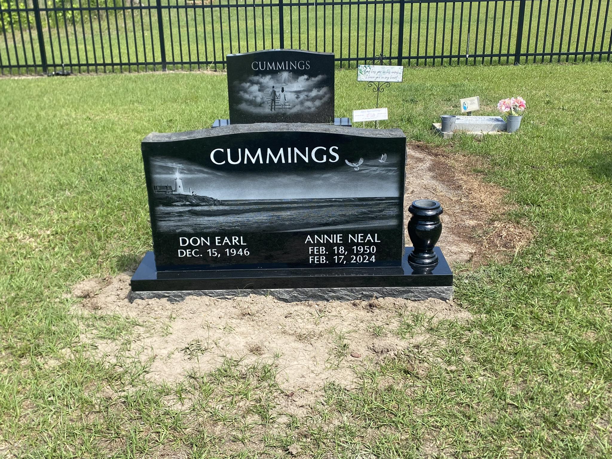 Custom monument crafted with care