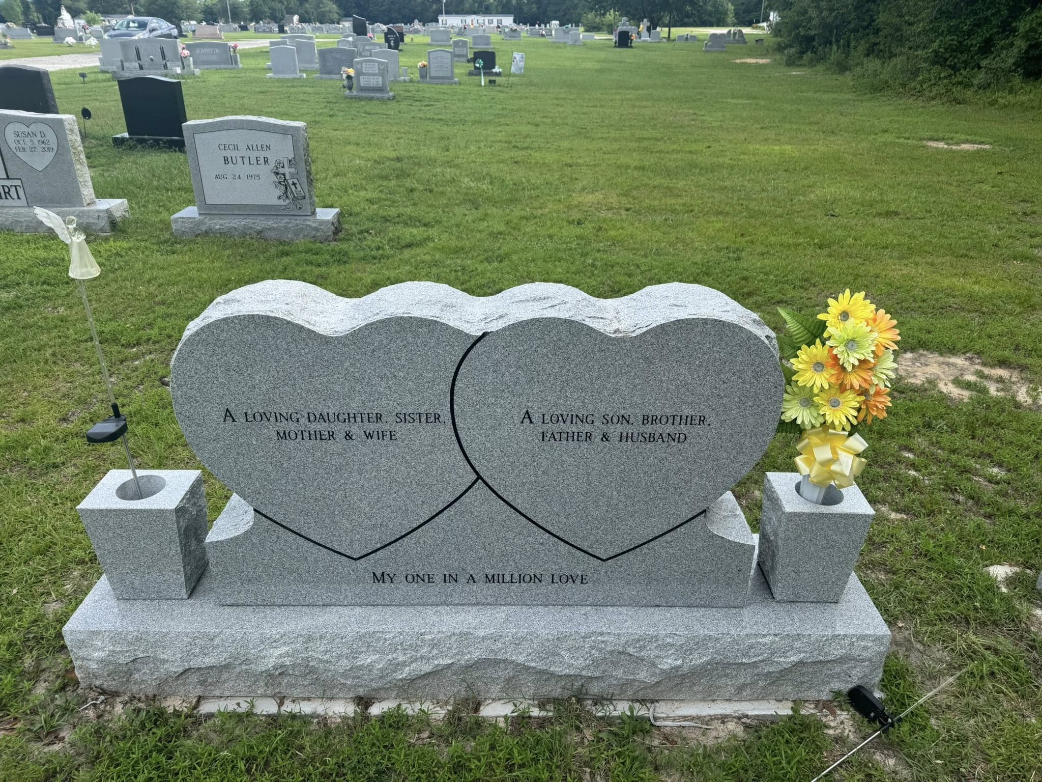 Custom monument crafted with care