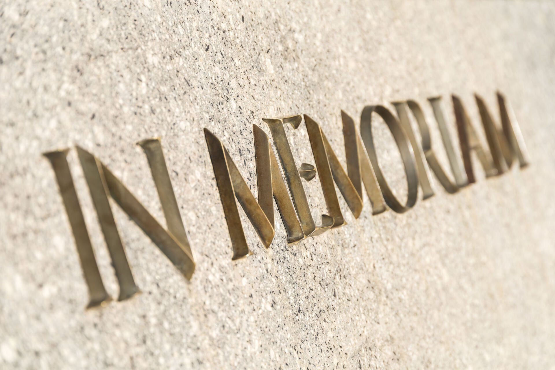 Memorial engraving detail